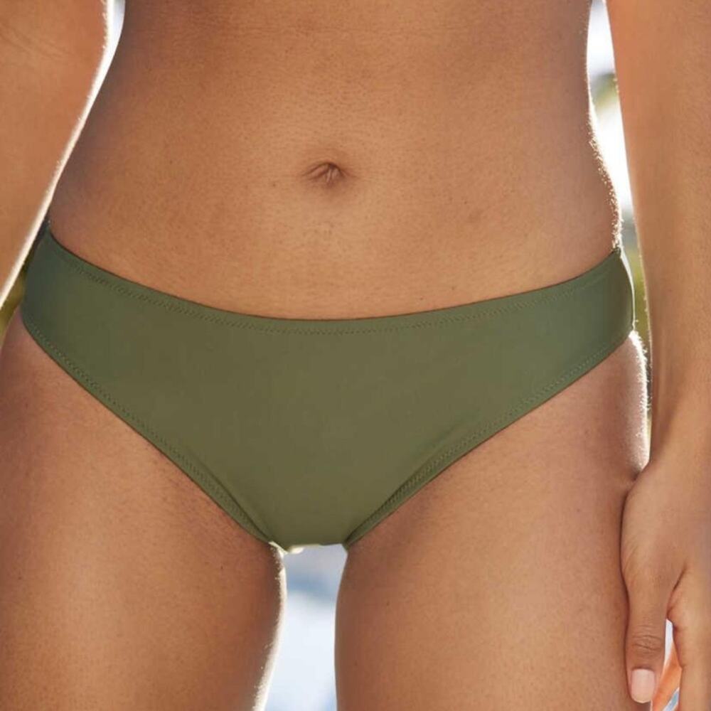 American Eagle Aerie Olive Fun Swimsuit Full Bottom Size Large NWT A-05